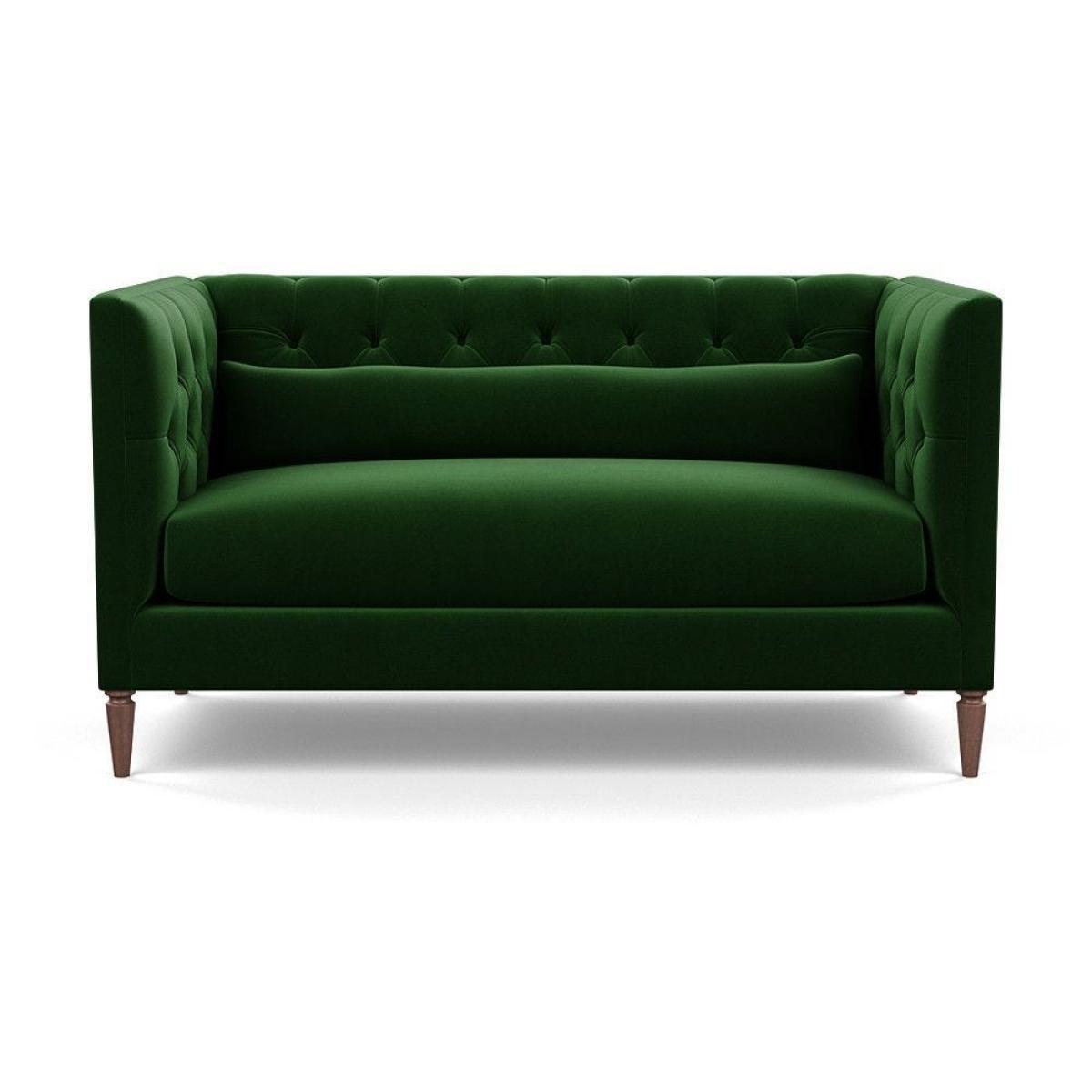 Heal's Balmoral 2 Seater Sofa Smart Linen Mix Duck Egg Black Feet - Heal's UK Furniture – image 29