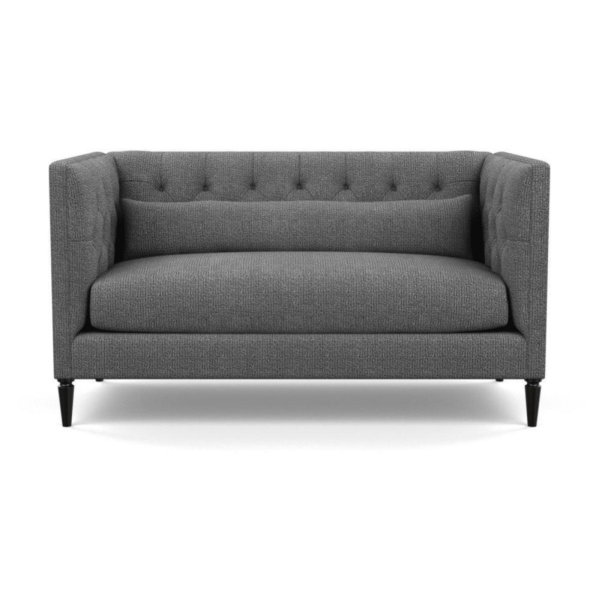 Heal's Balmoral 2 Seater Sofa Smart Linen Mix Duck Egg Black Feet - Heal's UK Furniture – image 34
