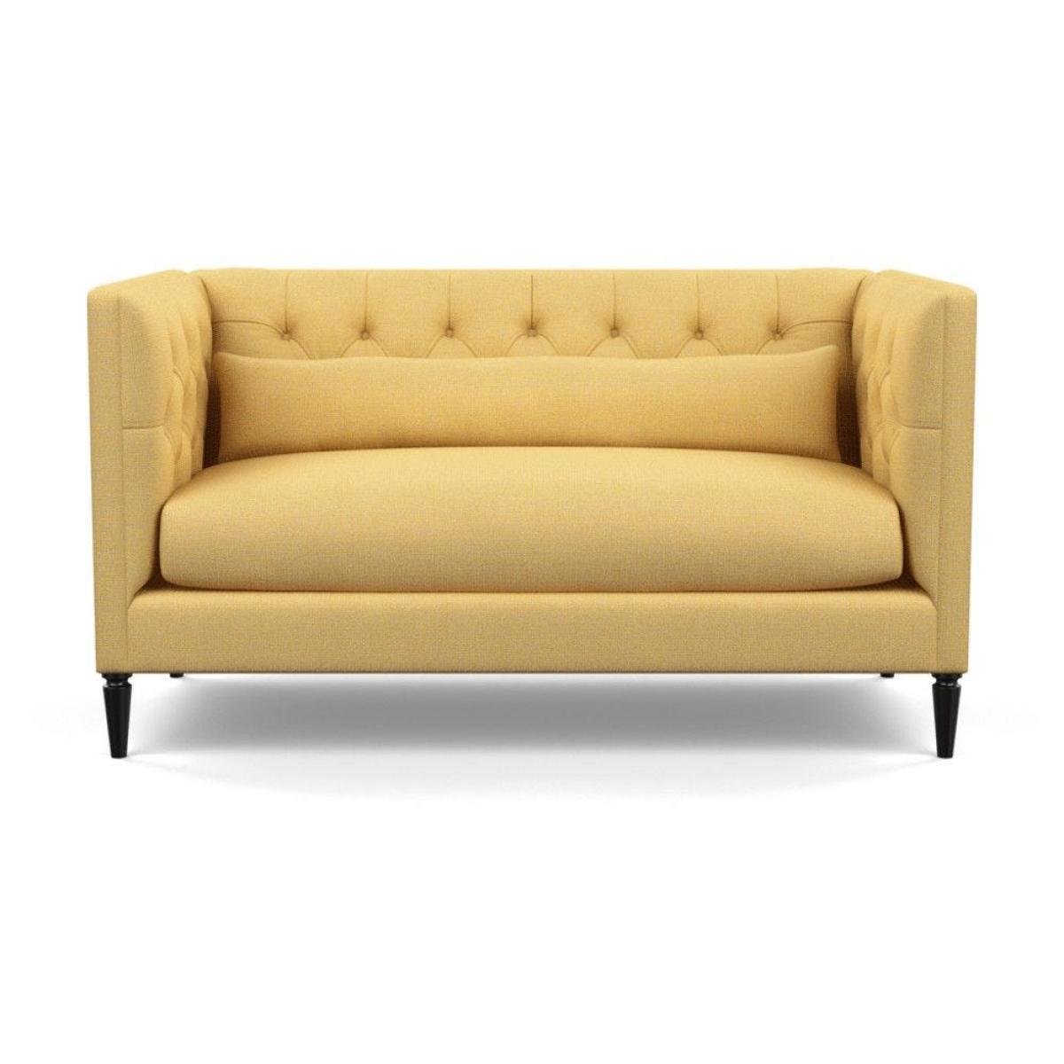 Heal's Balmoral 2 Seater Sofa Smart Linen Mix Duck Egg Black Feet - Heal's UK Furniture – image 37