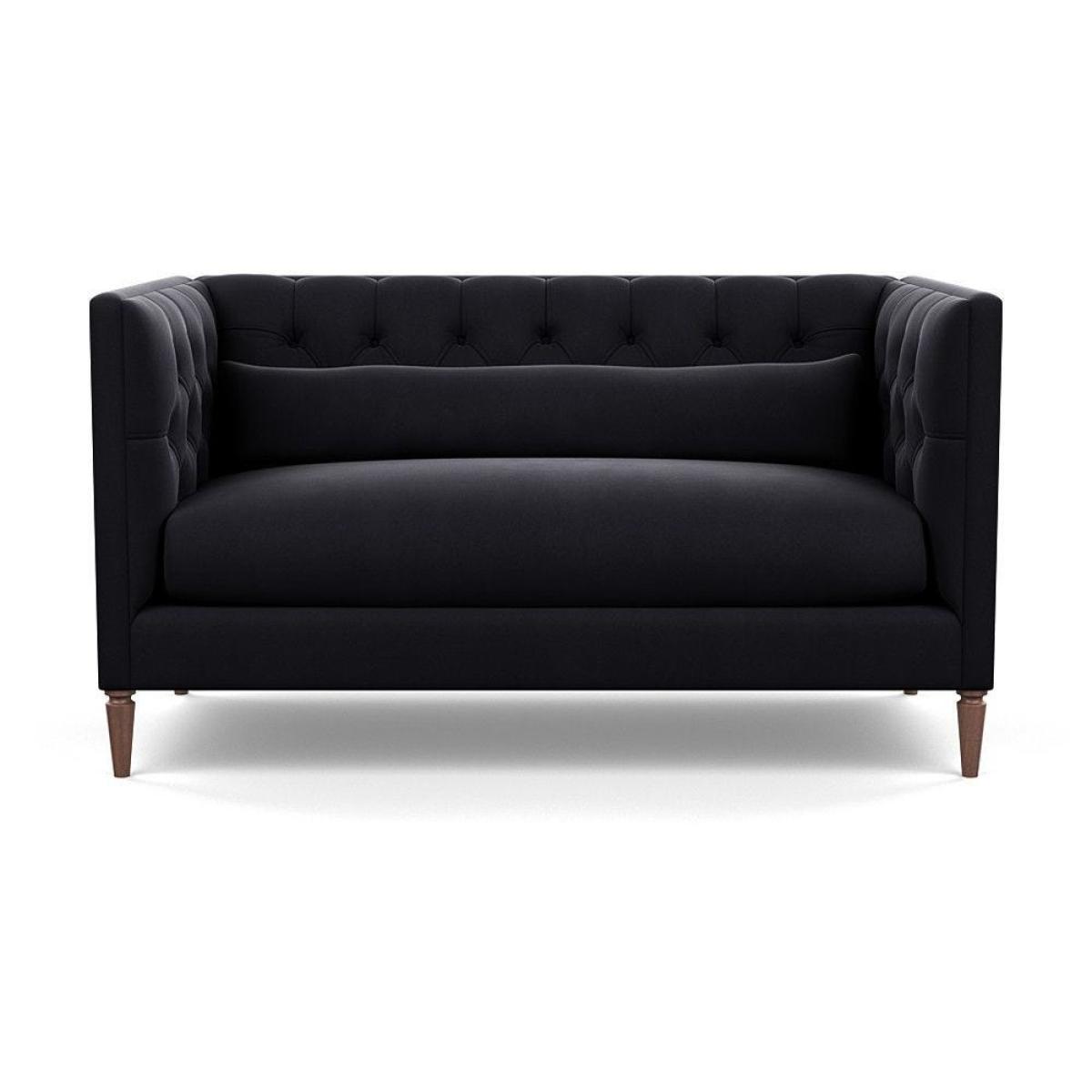 Heal's Balmoral 2 Seater Sofa Smart Linen Mix Duck Egg Black Feet - Heal's UK Furniture – image 38
