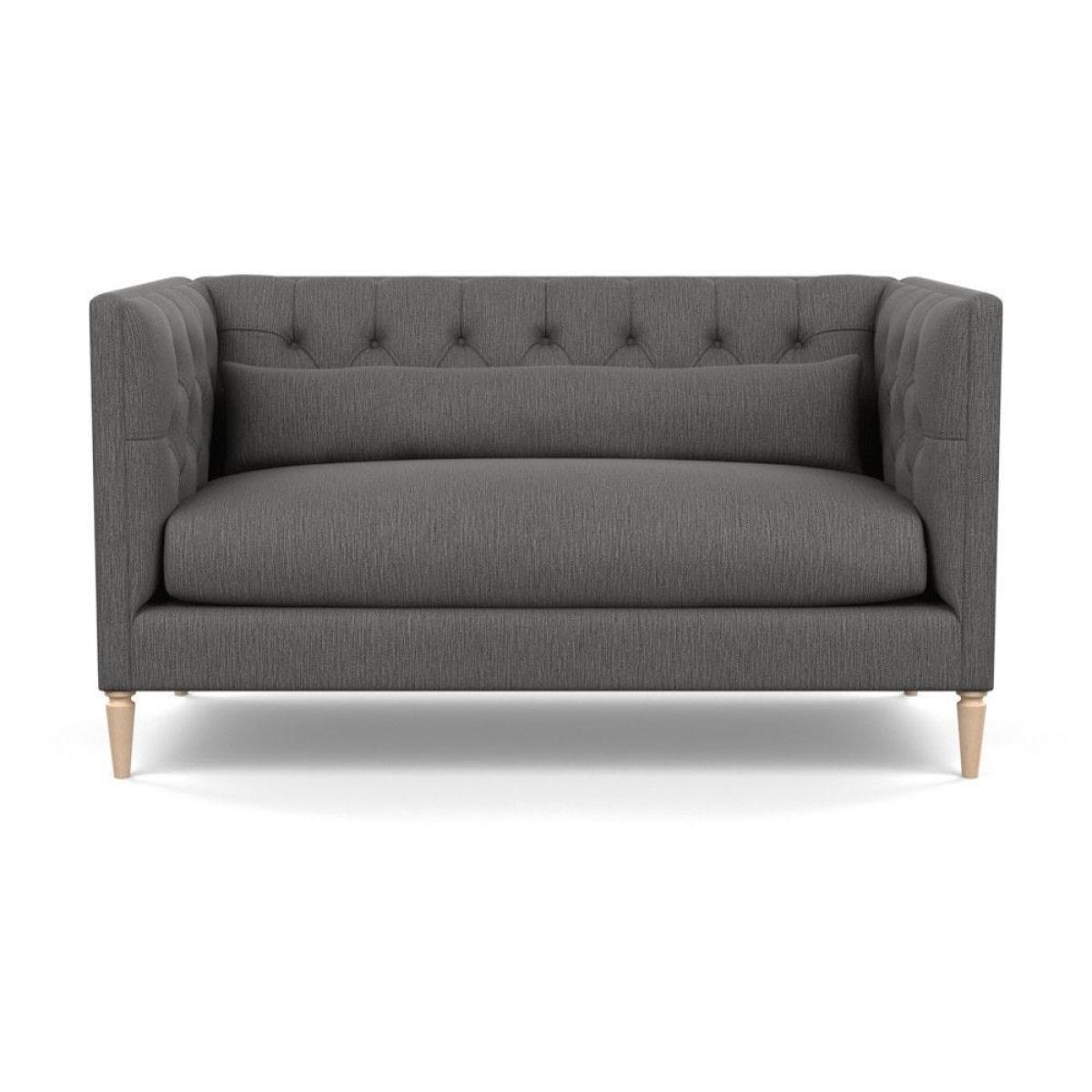 Heal's Balmoral 2 Seater Sofa Smart Linen Mix Duck Egg Black Feet - Heal's UK Furniture – image 39