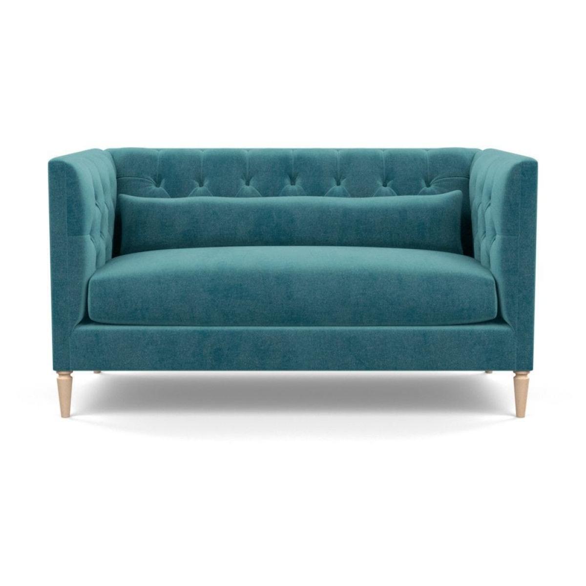 Heal's Balmoral 2 Seater Sofa Smart Linen Mix Duck Egg Black Feet - Heal's UK Furniture – image 43
