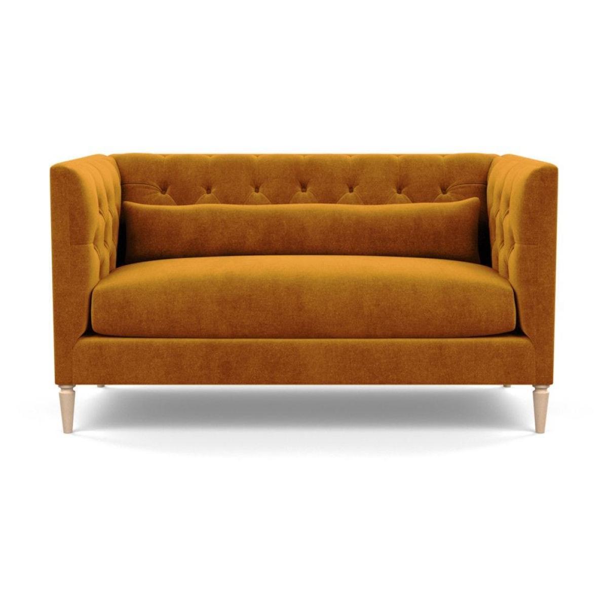 Heal's Balmoral 2 Seater Sofa Smart Linen Mix Duck Egg Black Feet - Heal's UK Furniture – image 56