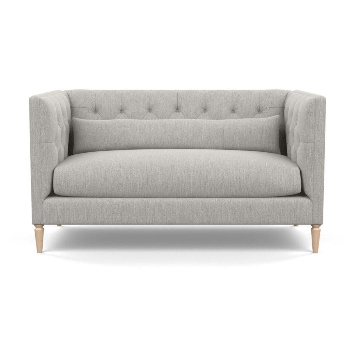 Heal's Balmoral 2 Seater Sofa Smart Linen Mix Duck Egg Black Feet - Heal's UK Furniture – image 60