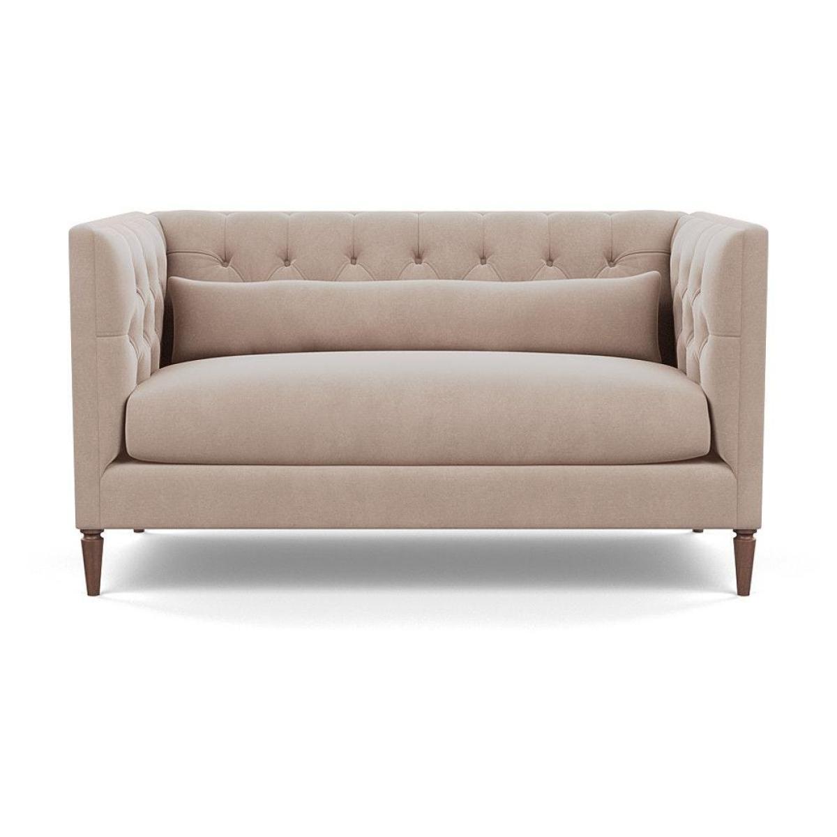 Heal's Balmoral 2 Seater Sofa Smart Linen Mix Duck Egg Black Feet - Heal's UK Furniture – image 7
