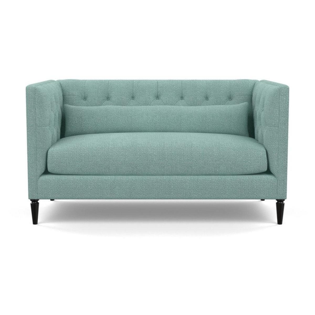 Heal's Balmoral 2 Seater Sofa Smart Linen Mix Duck Egg Black Feet - Heal's UK Furniture – image 61
