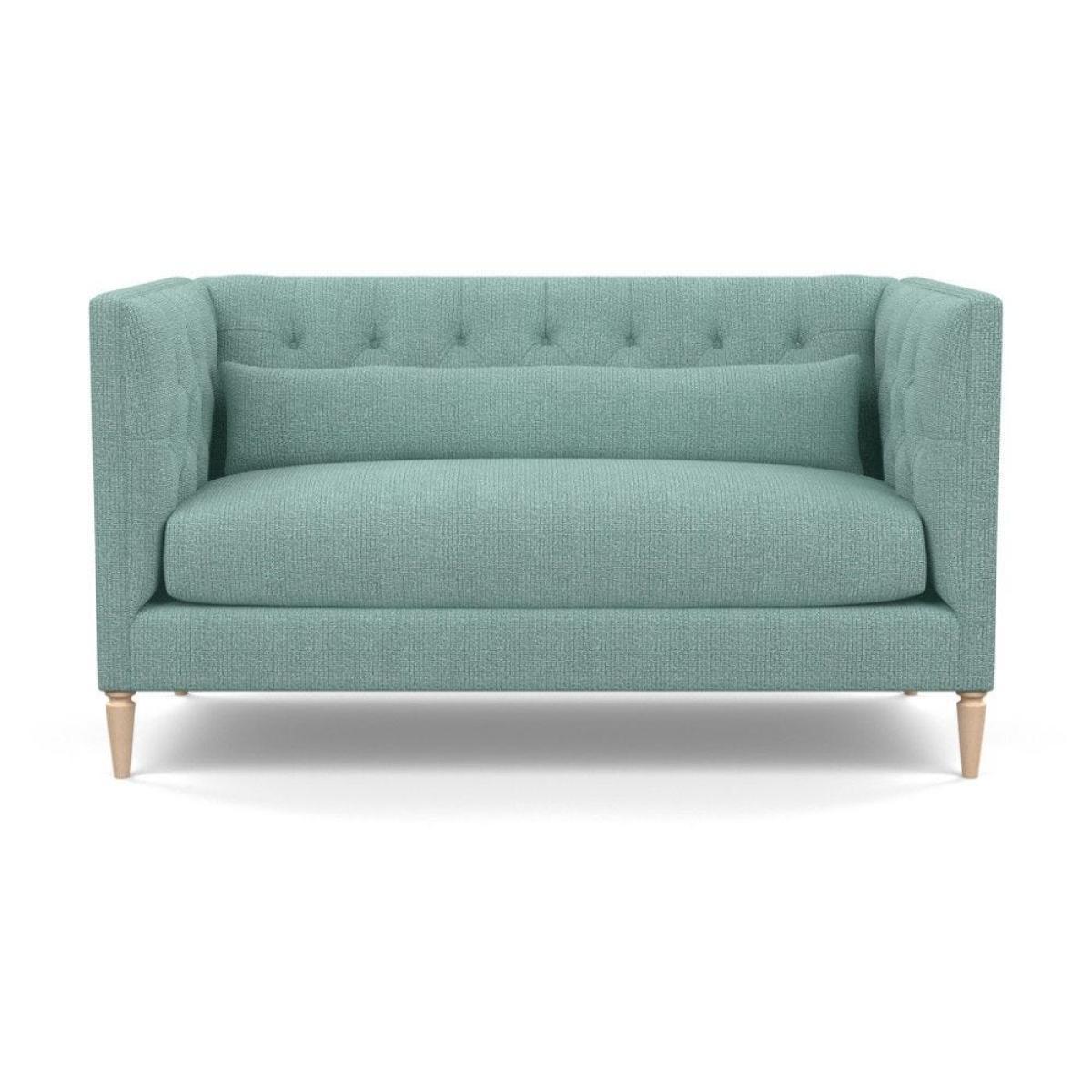 Heal's Balmoral 2 Seater Sofa Smart Linen Mix Duck Egg Black Feet - Heal's UK Furniture – image 69