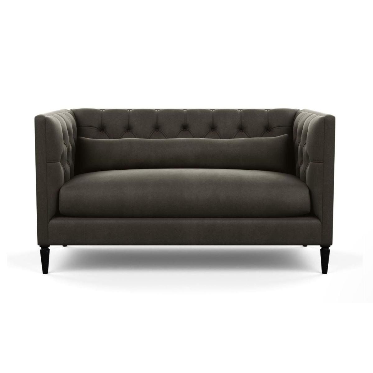 Heal's Balmoral 2 Seater Sofa Smart Linen Mix Duck Egg Black Feet - Heal's UK Furniture – image 71