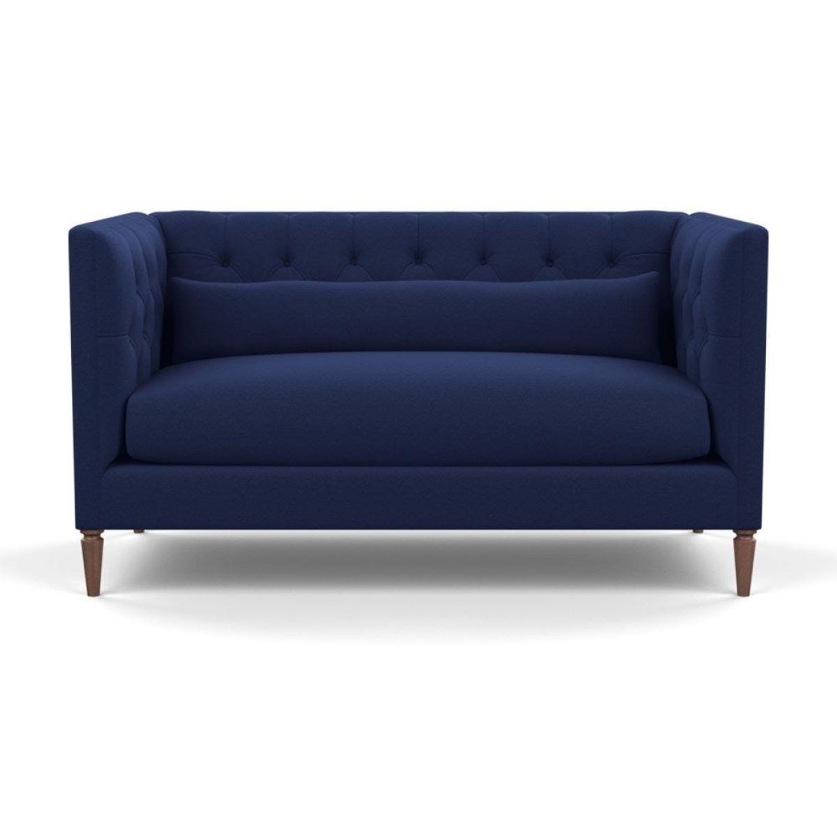 Heal's Balmoral 2 Seater Sofa Smart Linen Mix Duck Egg Black Feet - Heal's UK Furniture – image 73