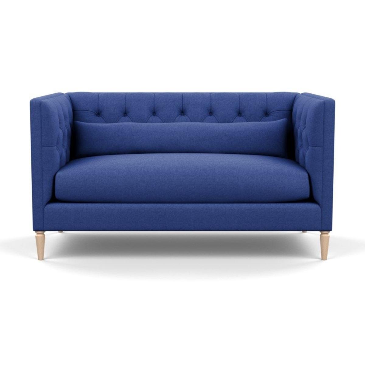 Heal's Balmoral 2 Seater Sofa Smart Linen Mix Duck Egg Black Feet - Heal's UK Furniture – image 74