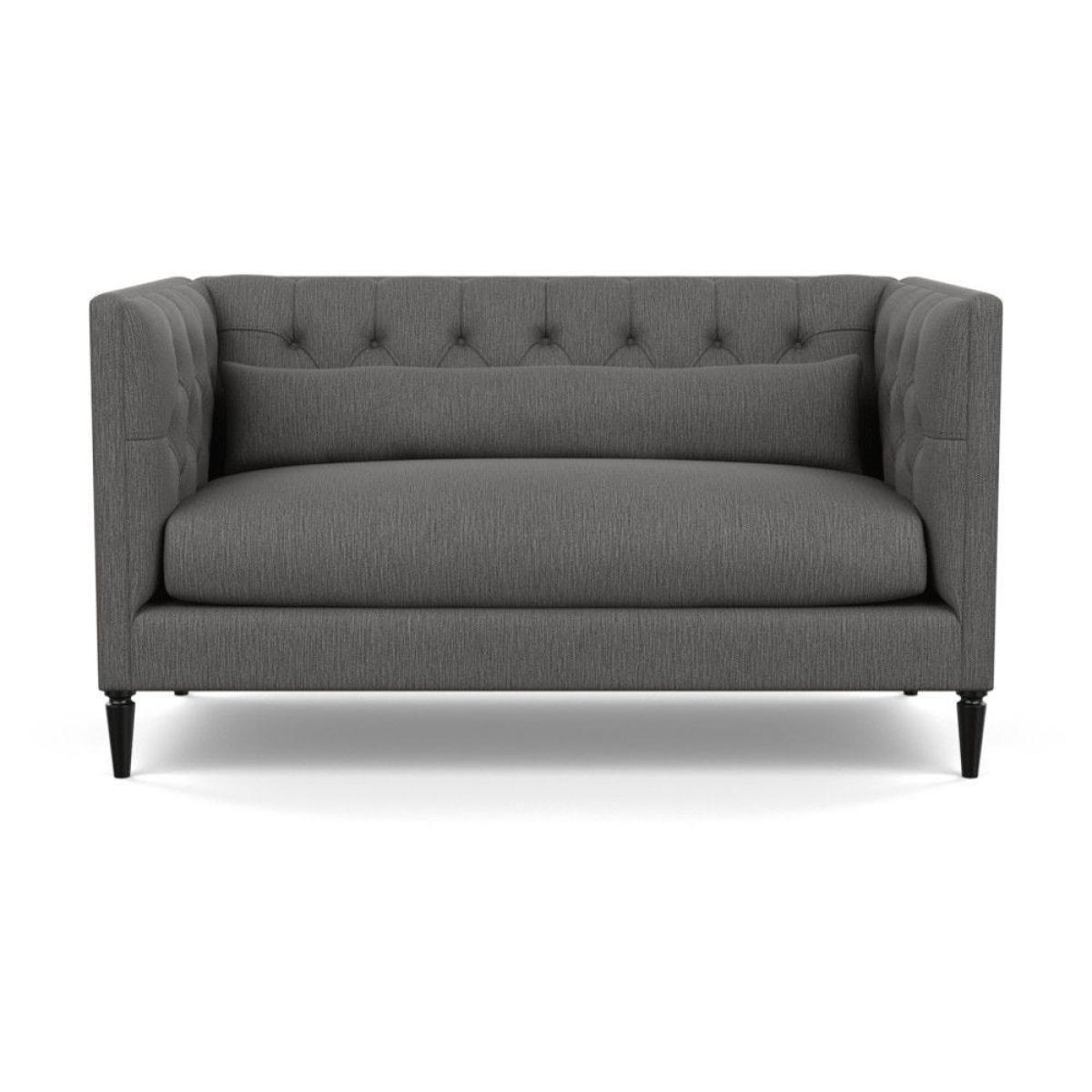 Heal's Balmoral 2 Seater Sofa Smart Linen Mix Duck Egg Black Feet - Heal's UK Furniture – image 76