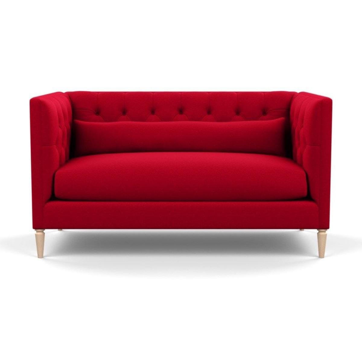 Heal's Balmoral 2 Seater Sofa Smart Linen Mix Duck Egg Black Feet - Heal's UK Furniture – image 81