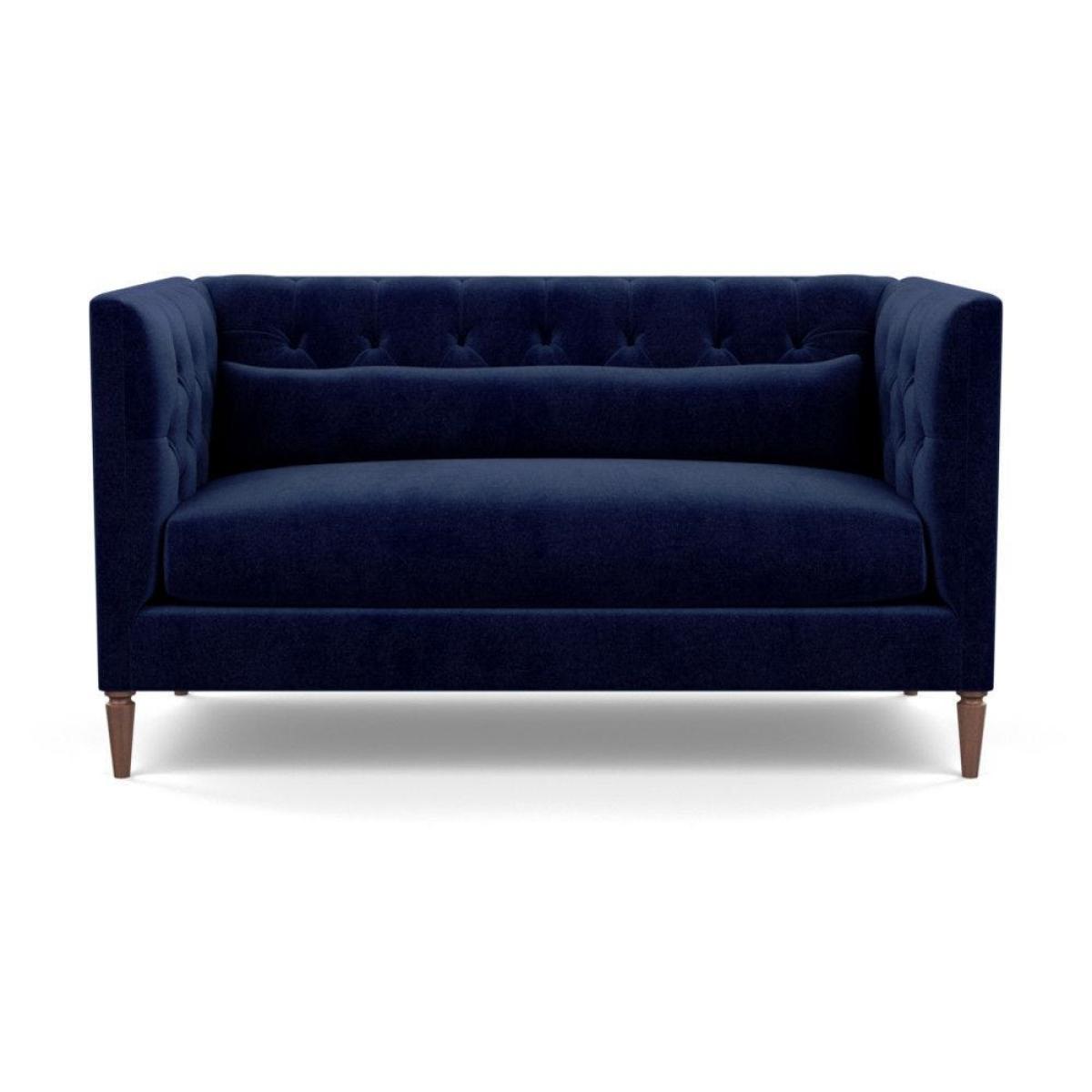 Heal's Balmoral 2 Seater Sofa Smart Linen Mix Duck Egg Black Feet - Heal's UK Furniture – image 86