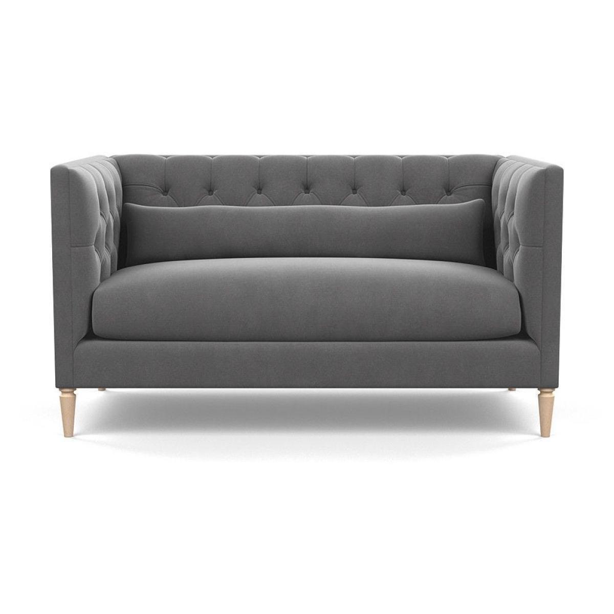 Heal's Balmoral 2 Seater Sofa Smart Linen Mix Duck Egg Black Feet - Heal's UK Furniture – image 87