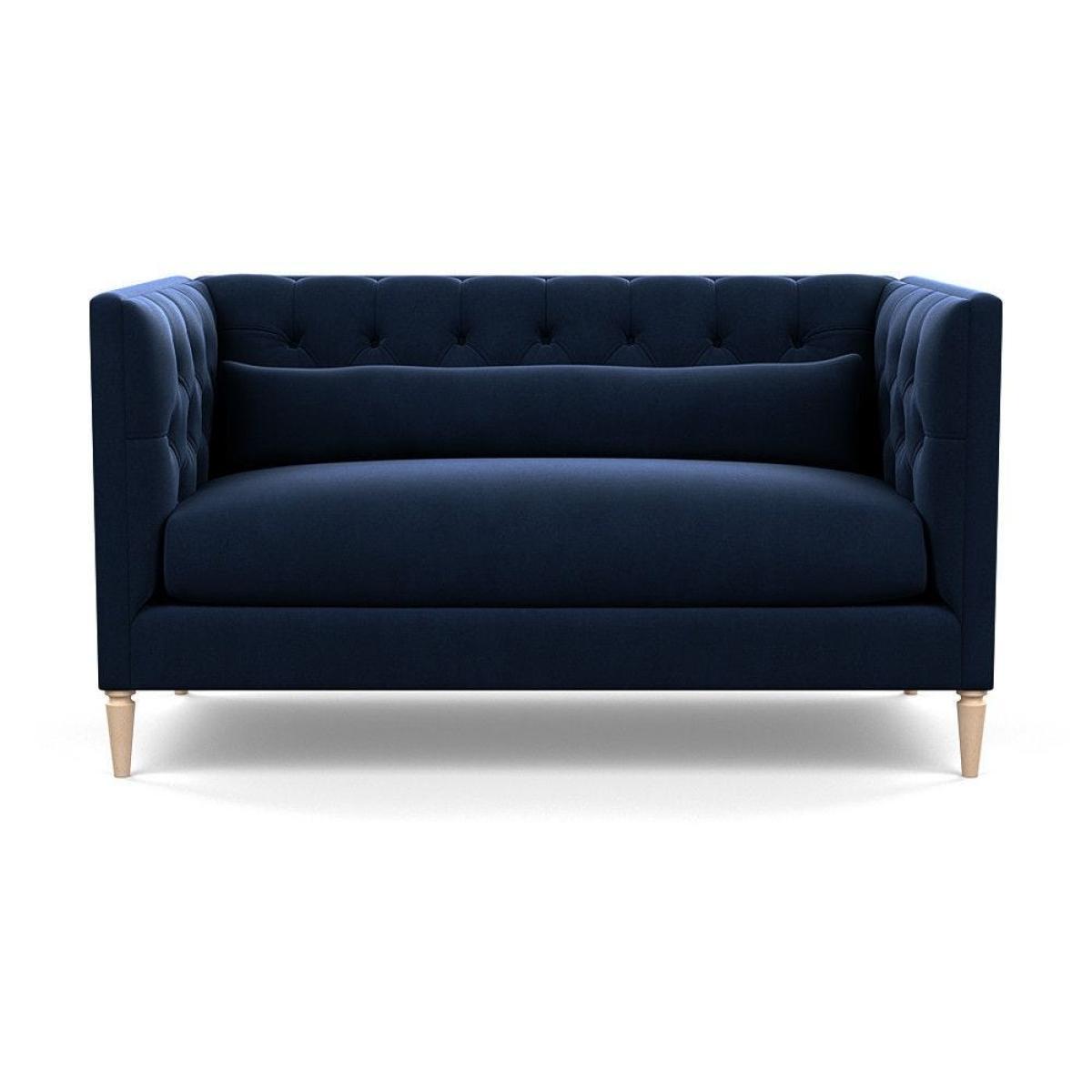 Heal's Balmoral 2 Seater Sofa Smart Linen Mix Duck Egg Black Feet - Heal's UK Furniture – image 88