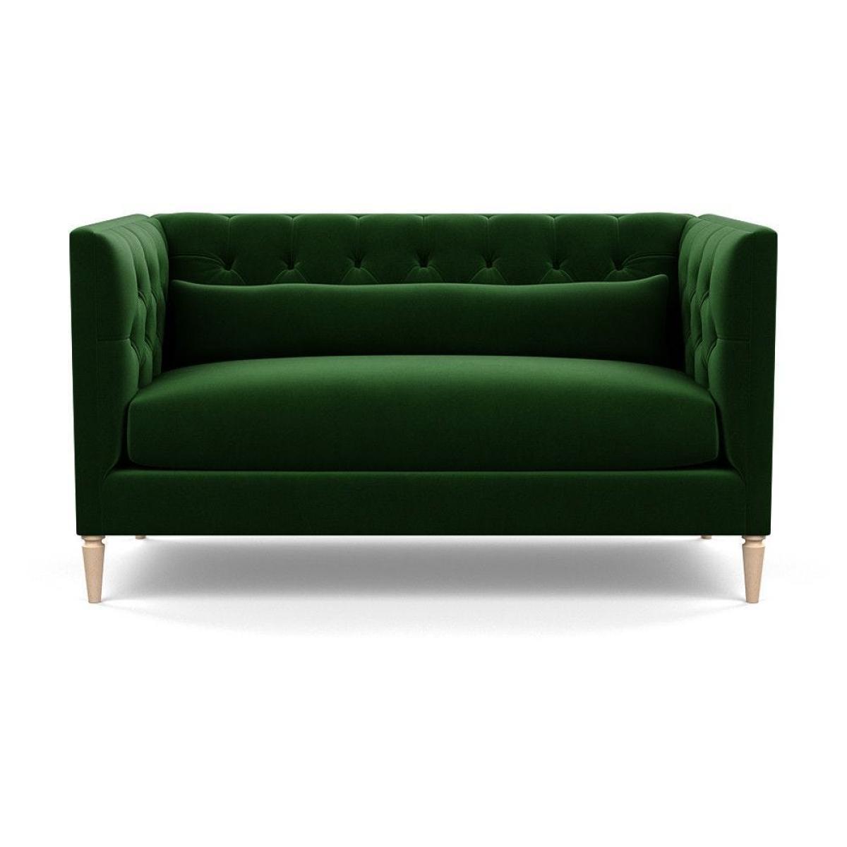 Heal's Balmoral 2 Seater Sofa Smart Linen Mix Duck Egg Black Feet - Heal's UK Furniture – image 89