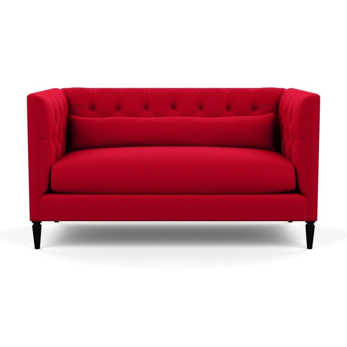 Heal's Balmoral 2 Seater Sofa Smart Linen Mix Duck Egg Black Feet - Heal's UK Furniture – image 91