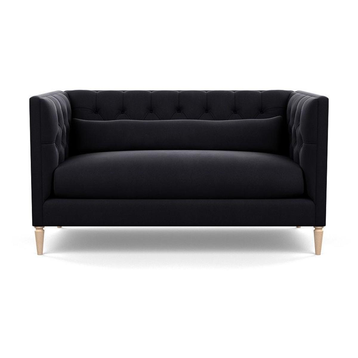 Heal's Balmoral 2 Seater Sofa Smart Linen Mix Duck Egg Black Feet - Heal's UK Furniture – image 96