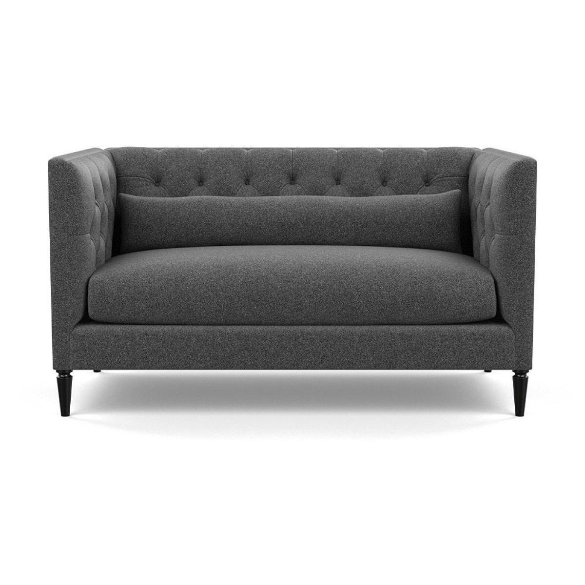 Heal's Balmoral 2 Seater Sofa Smart Linen Mix Duck Egg Black Feet - Heal's UK Furniture – image 97