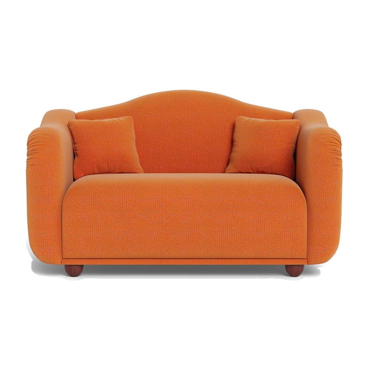 Heal's Tetbury 2 Seater Sofa Tejo Recycled Zinnia Walnut Stained Beech Feet