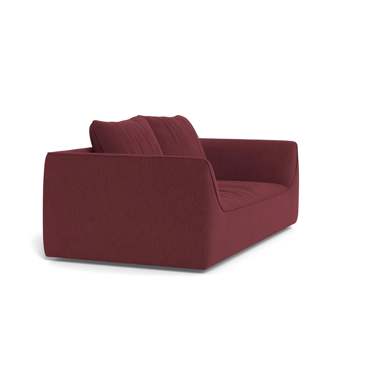 Heal's Morven 2 Seater Sofa Smart Linen Mix Maroon – image 3
