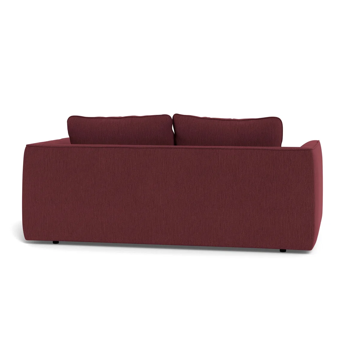 Heal's Morven 2 Seater Sofa Smart Linen Mix Maroon – image 6