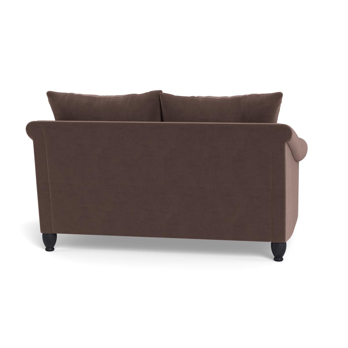 Heal's Devon 2 Seater Velvet Mink Black Stain Beech Feet - Heal's UK Furniture – image 5