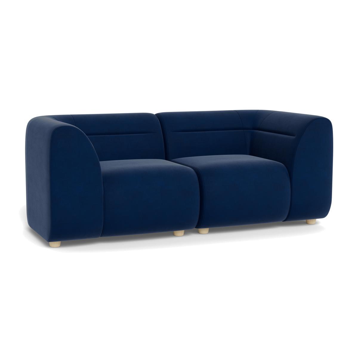 Heal's Lilli 2 Seater Sofa Linen Mix Shadow Natural Ash Feet - Heal's UK Furniture – image 1