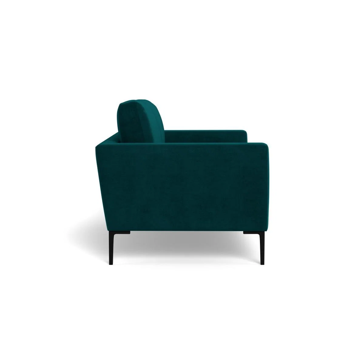 Heal's Eton 2 Seater Sofa Textured Boucle Indigo Black Feet - Heal's UK Furniture – image 3