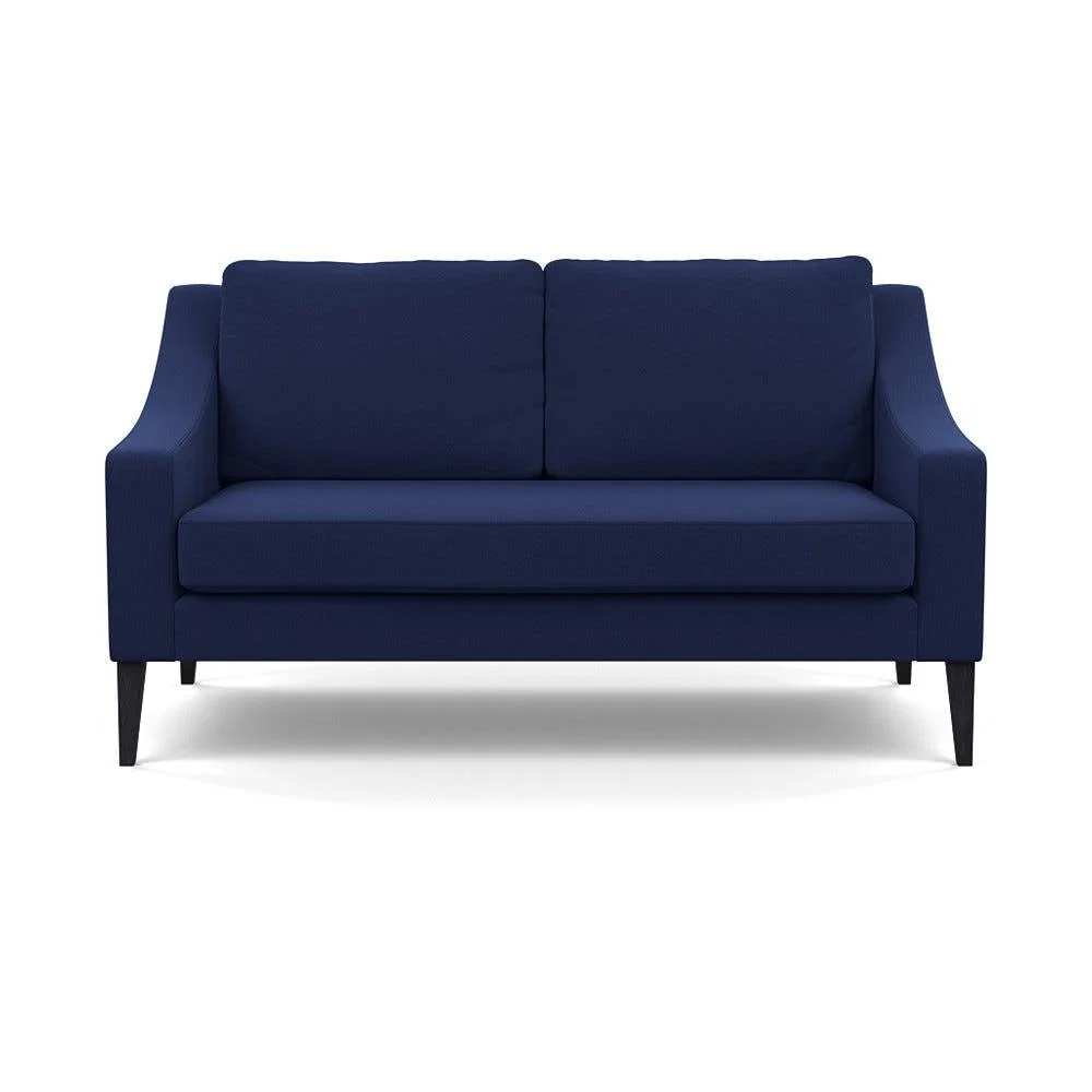 Heal's Richmond 2 Seater Sofa Melton Wool New Navy Black – image 2