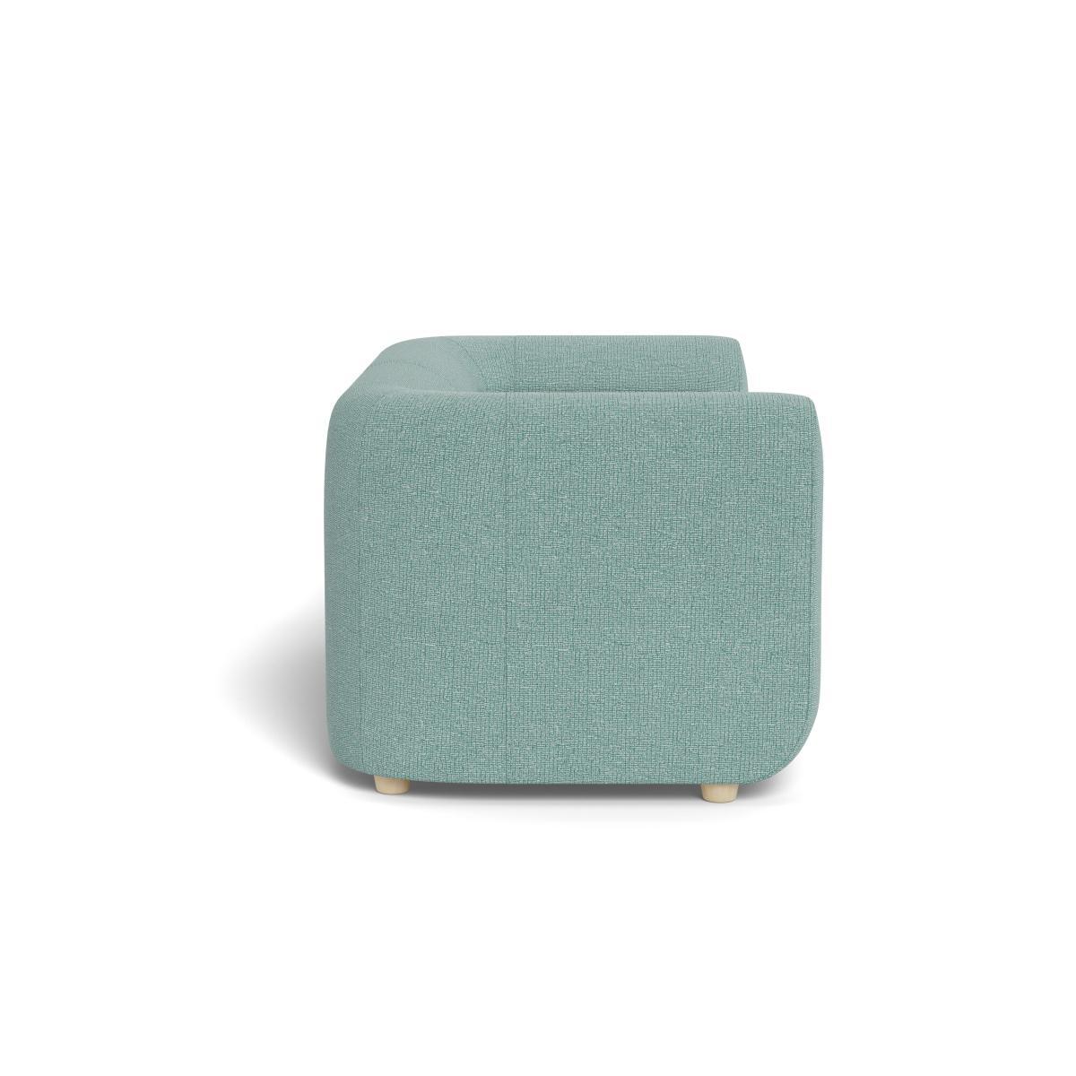 Heal's Lilli 2 Seater Sofa Tejo Recycled Teal Natural Ash Feet - Heal's UK Furniture – image 3