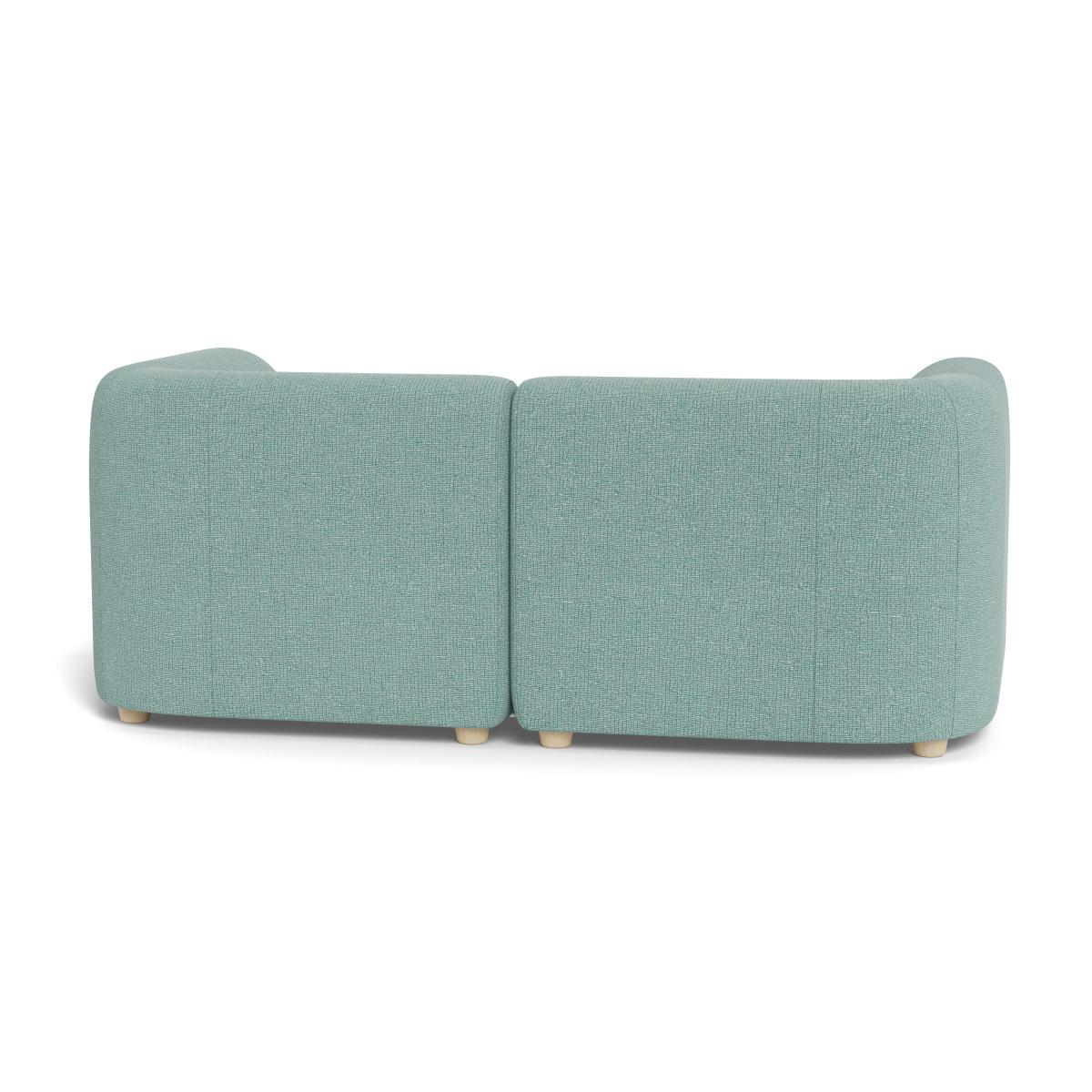 Heal's Lilli 2 Seater Sofa Tejo Recycled Teal Natural Ash Feet - Heal's UK Furniture – image 5