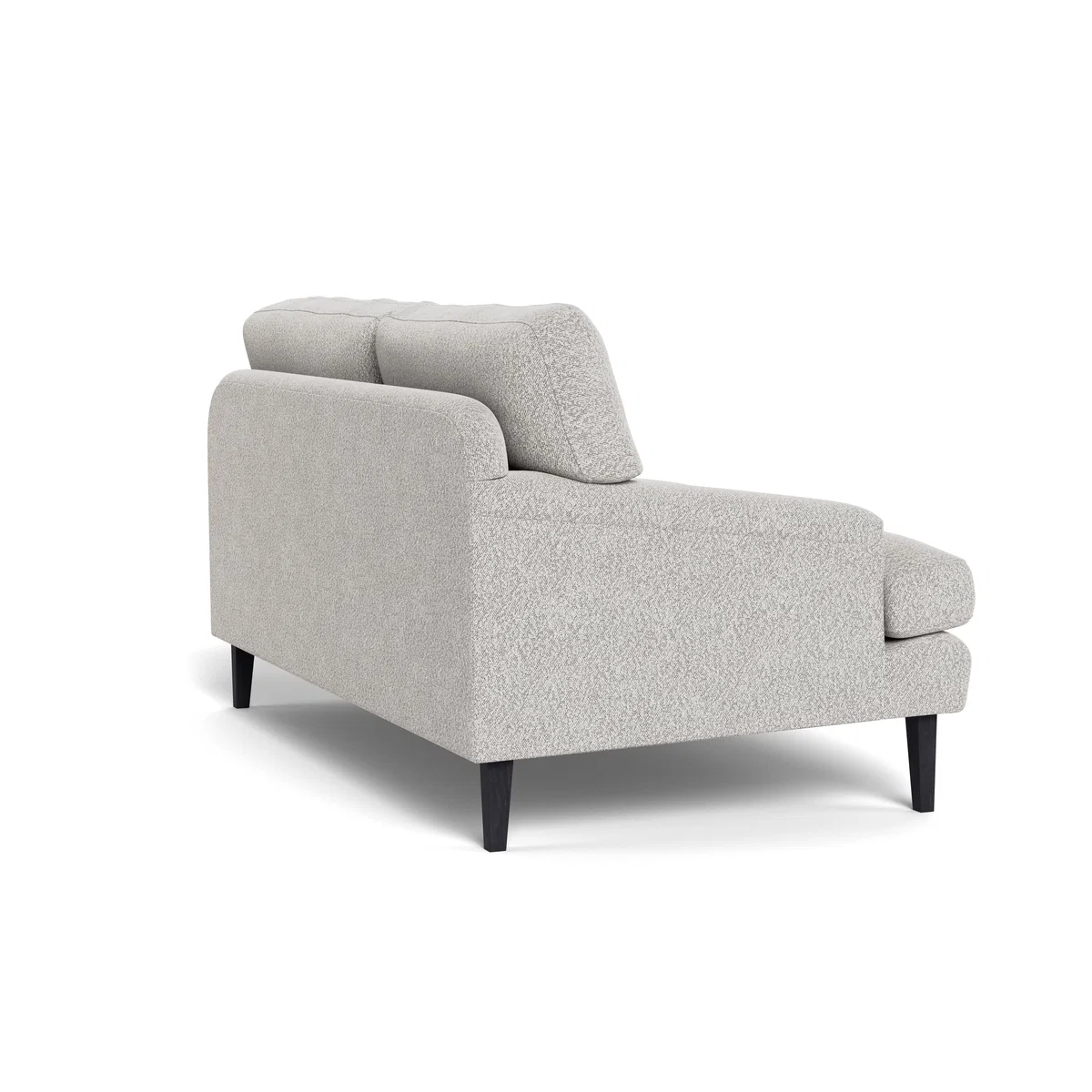 Heal's Stanton 2 Seater Sofa Chunky Boucle Ecru Black Feet – image 5