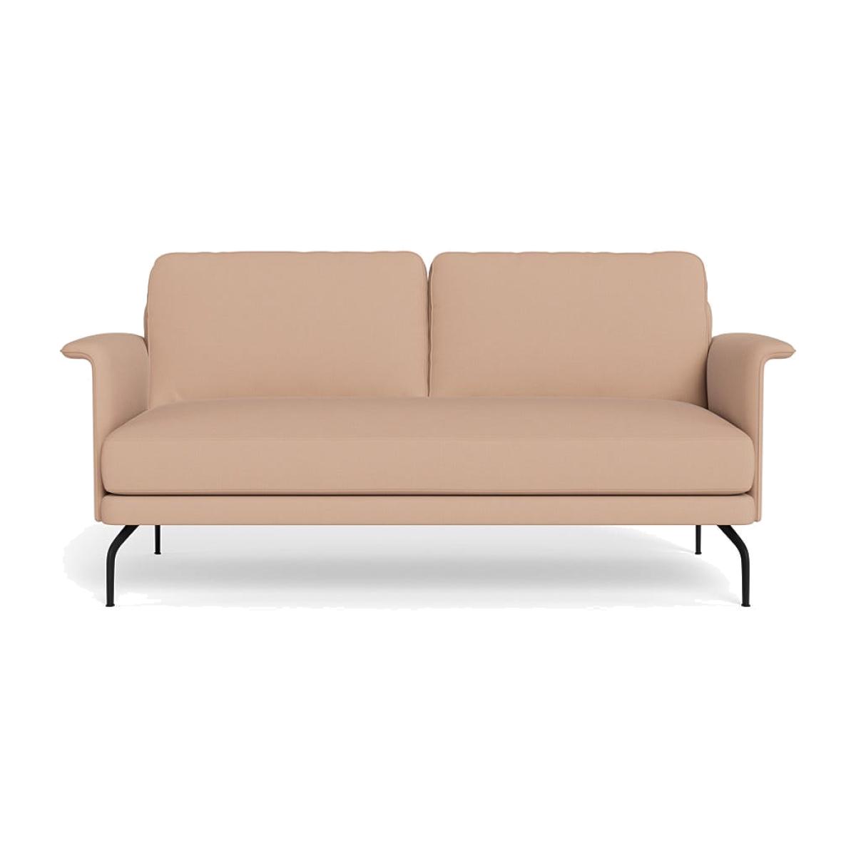 Heal's Iver 2 Seater Sofa Capelo Linen-Cotton Rosedale Black Feet – image 1