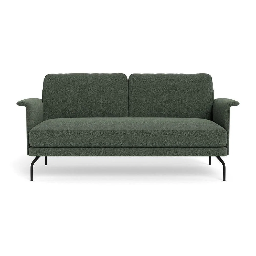 Heal's Iver 2 Seater Sofa Smart Linen Mix Sweet Briar Black Feet – image 31