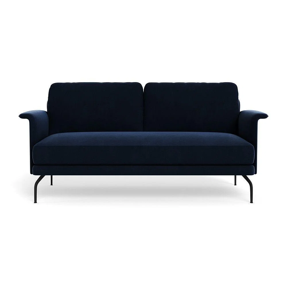 Heal's Iver 2 Seater Sofa Smart Linen Mix Sweet Briar Black Feet – image 42