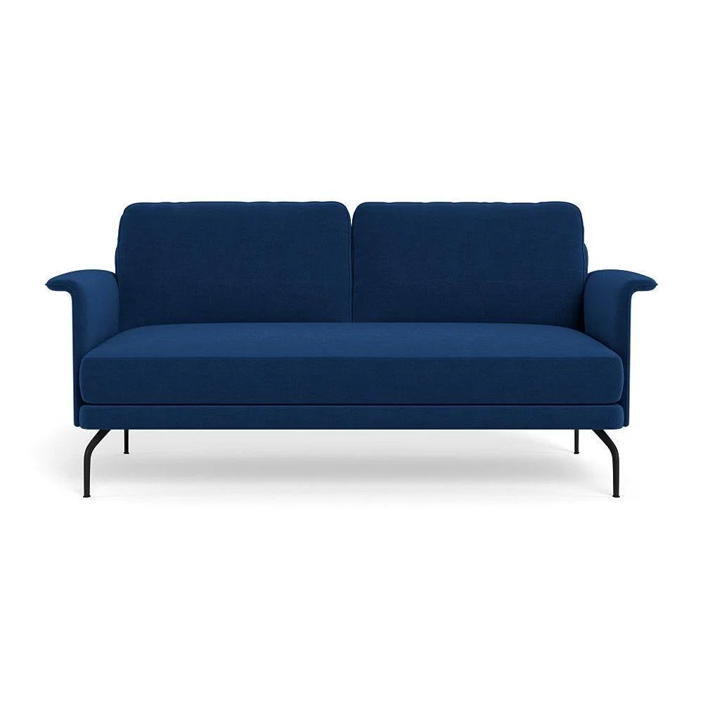 Heal's Iver 2 Seater Sofa Smart Linen Mix Sweet Briar Black Feet – image 53