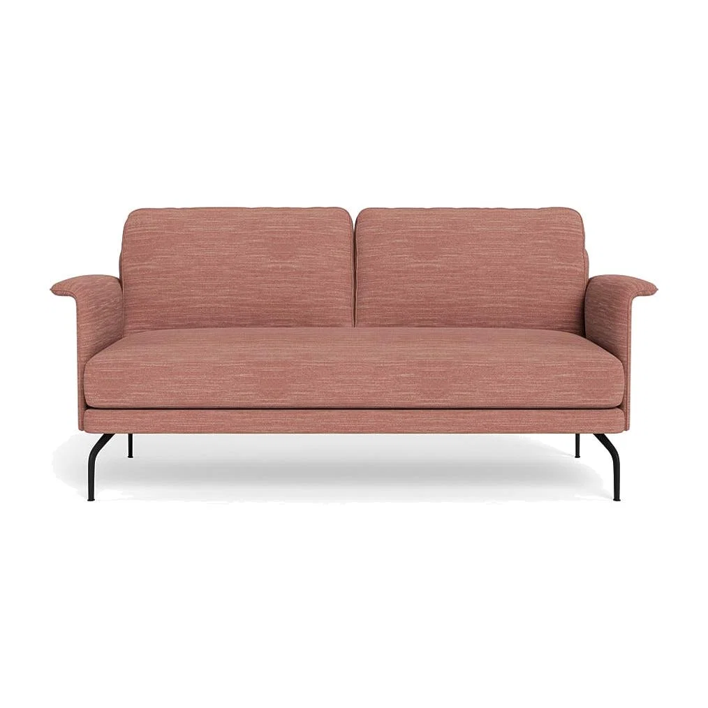 Heal's Iver 2 Seater Sofa Smart Linen Mix Sweet Briar Black Feet – image 1