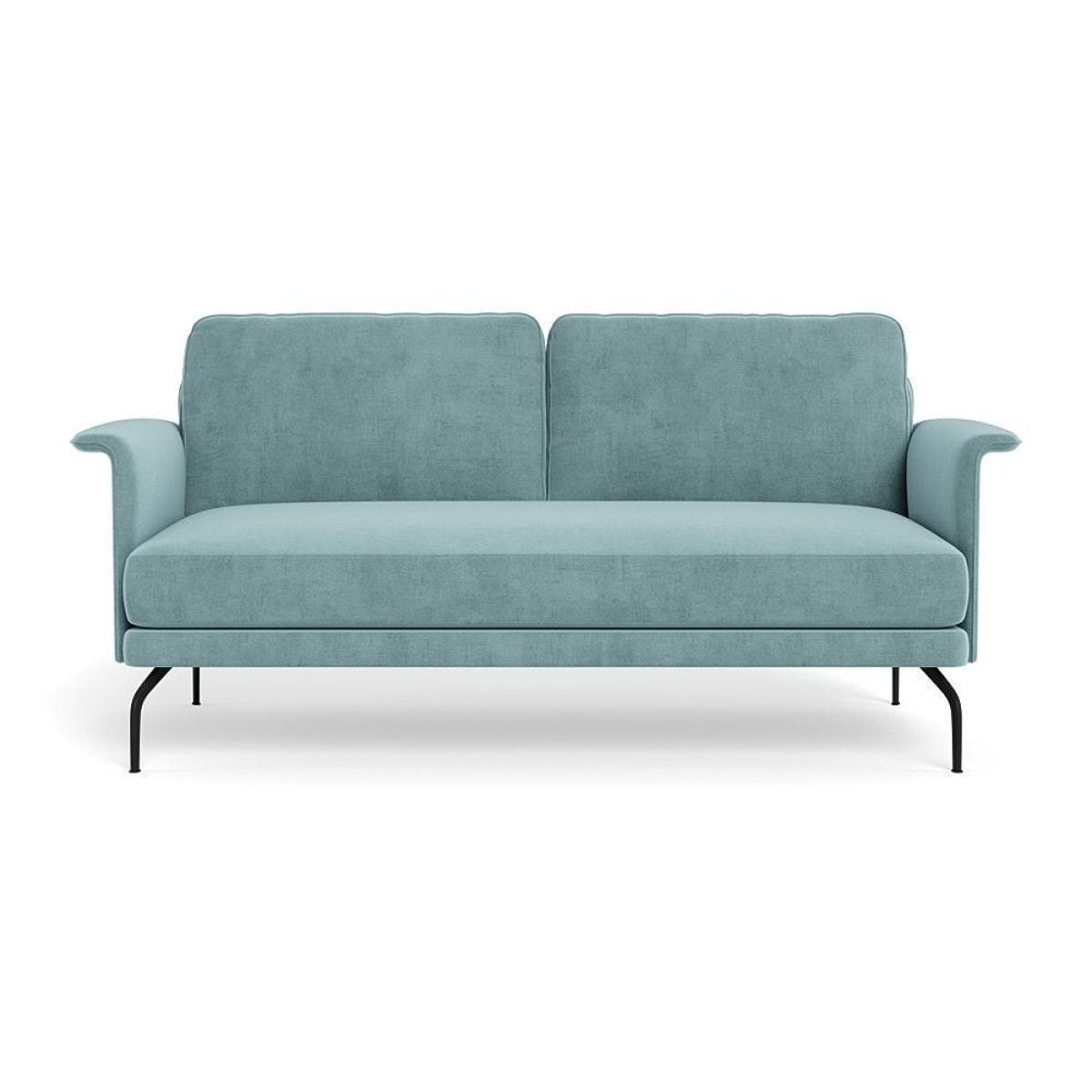 Heal's Iver 2 Seater Sofa Capelo Cotton-Linen Sea Shanty Black Feet – image 21