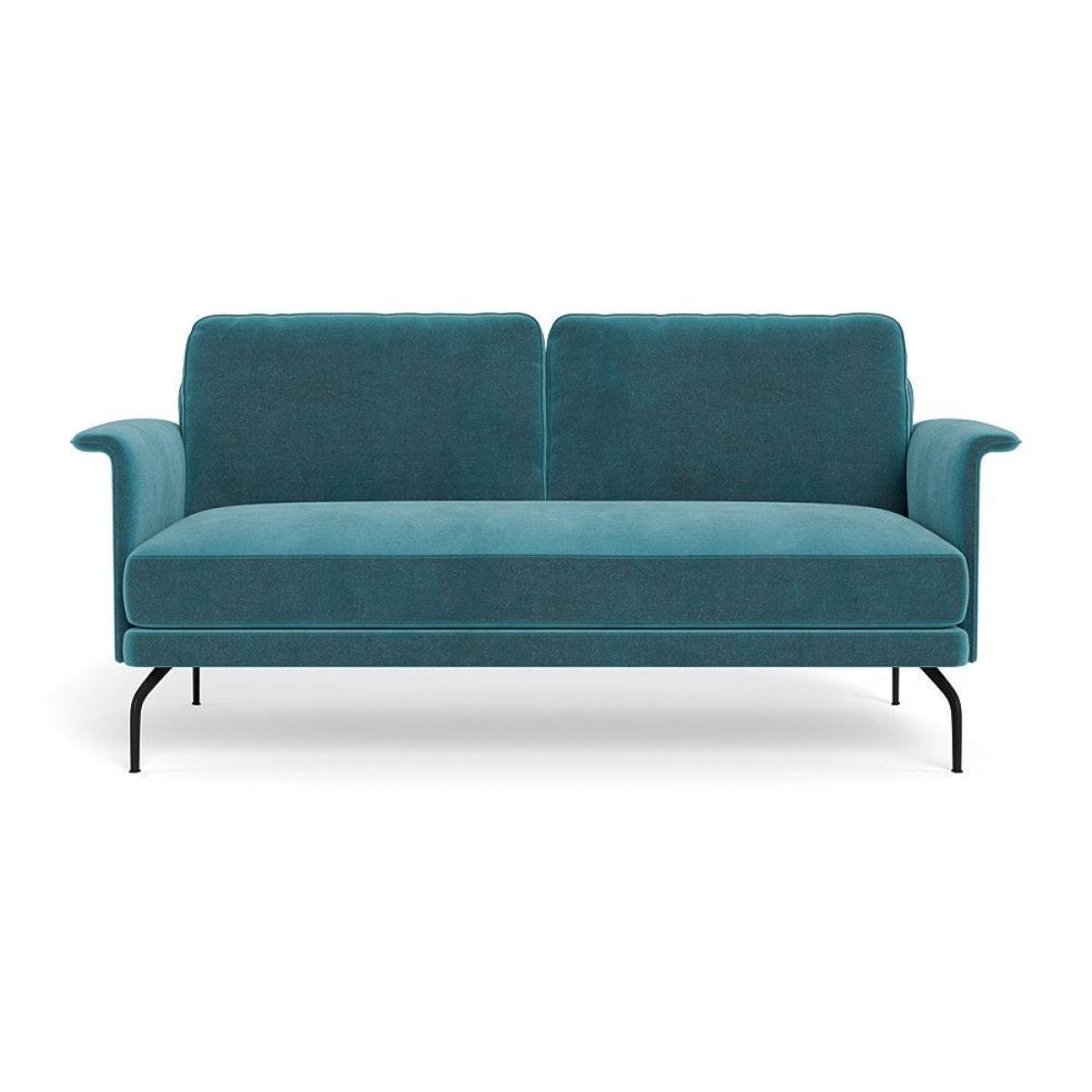 Heal's Iver 2 Seater Sofa Capelo Cotton-Linen Sea Shanty Black Feet – image 24
