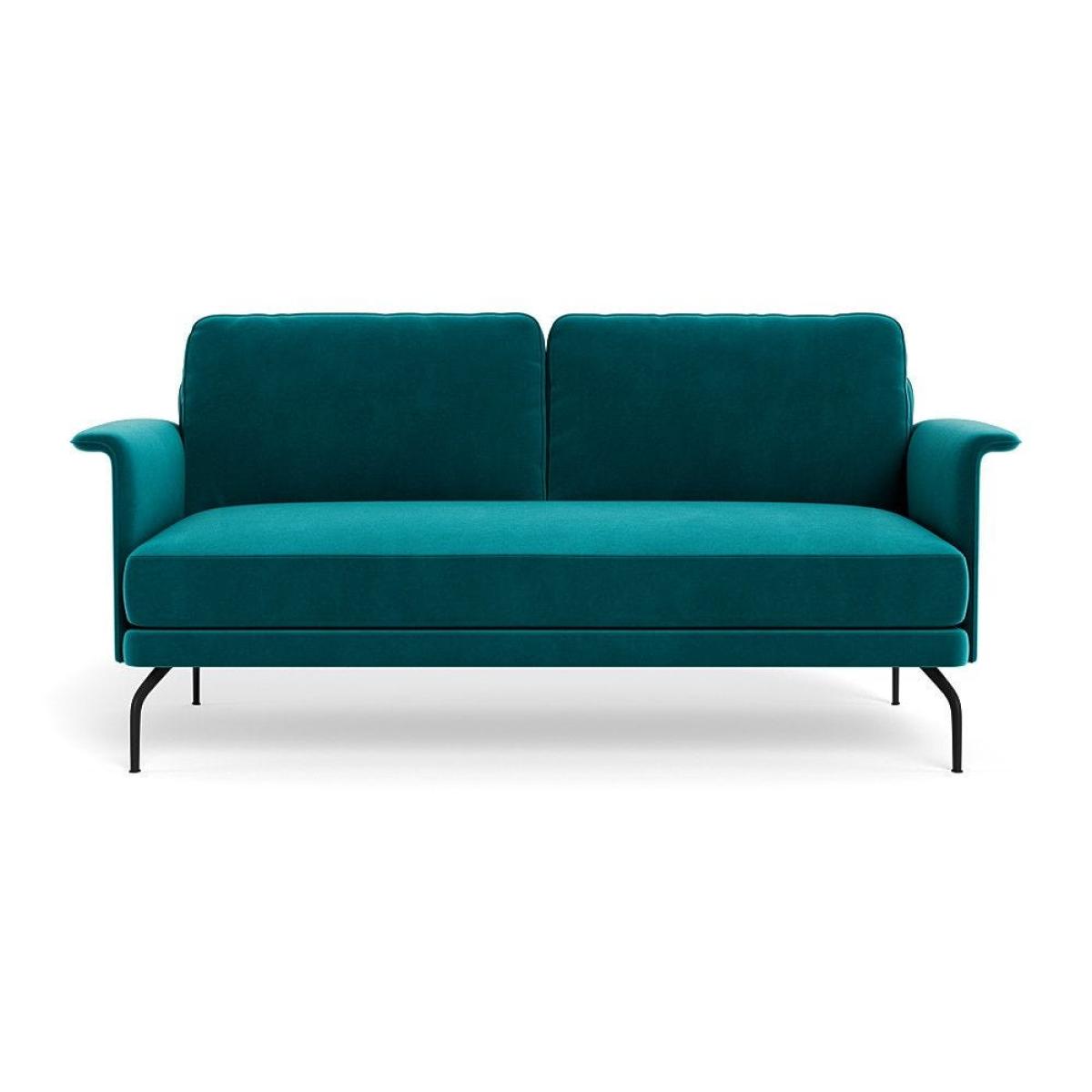 Heal's Iver 2 Seater Sofa Capelo Cotton-Linen Sea Shanty Black Feet – image 45