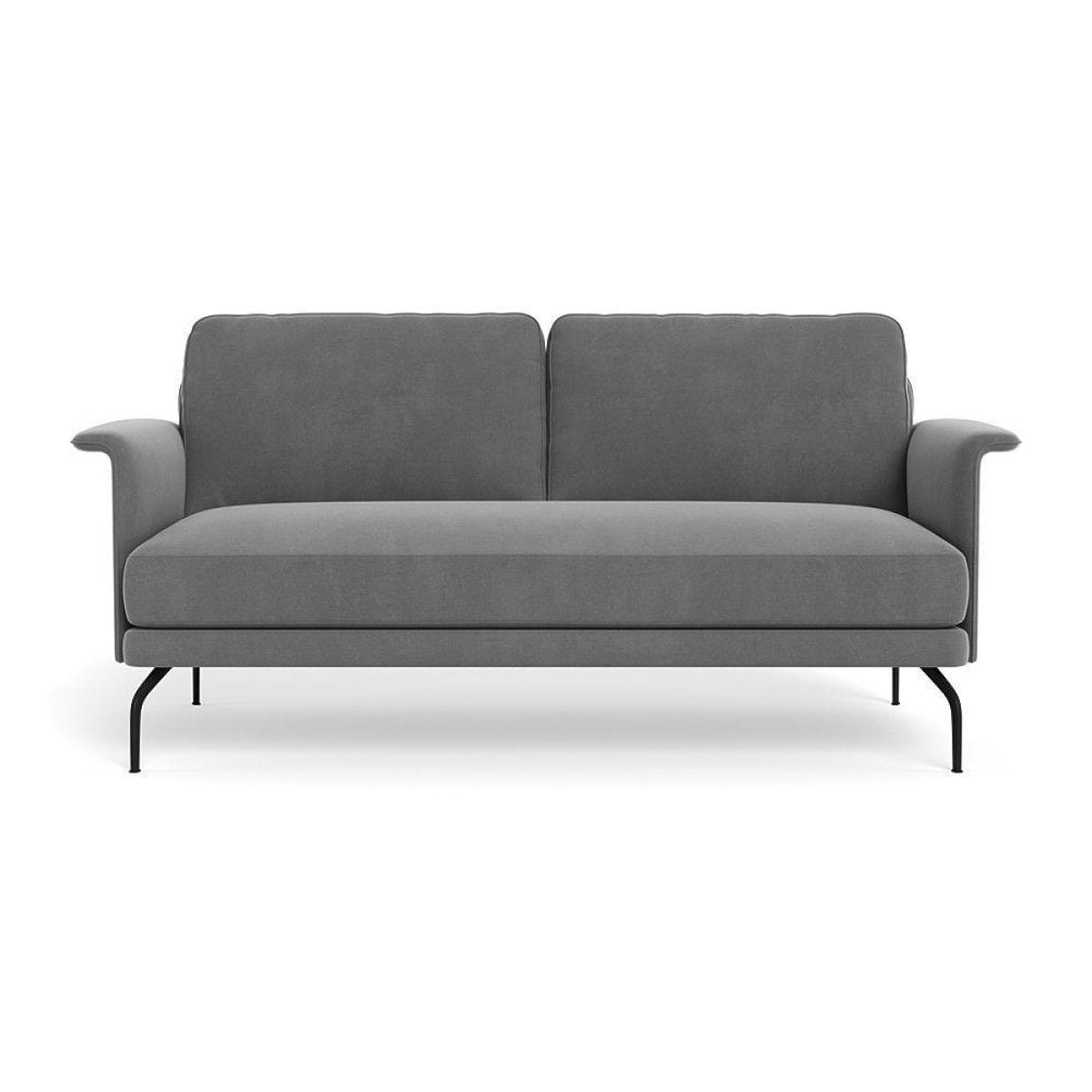 Heal's Iver 2 Seater Sofa Capelo Cotton-Linen Sea Shanty Black Feet – image 51
