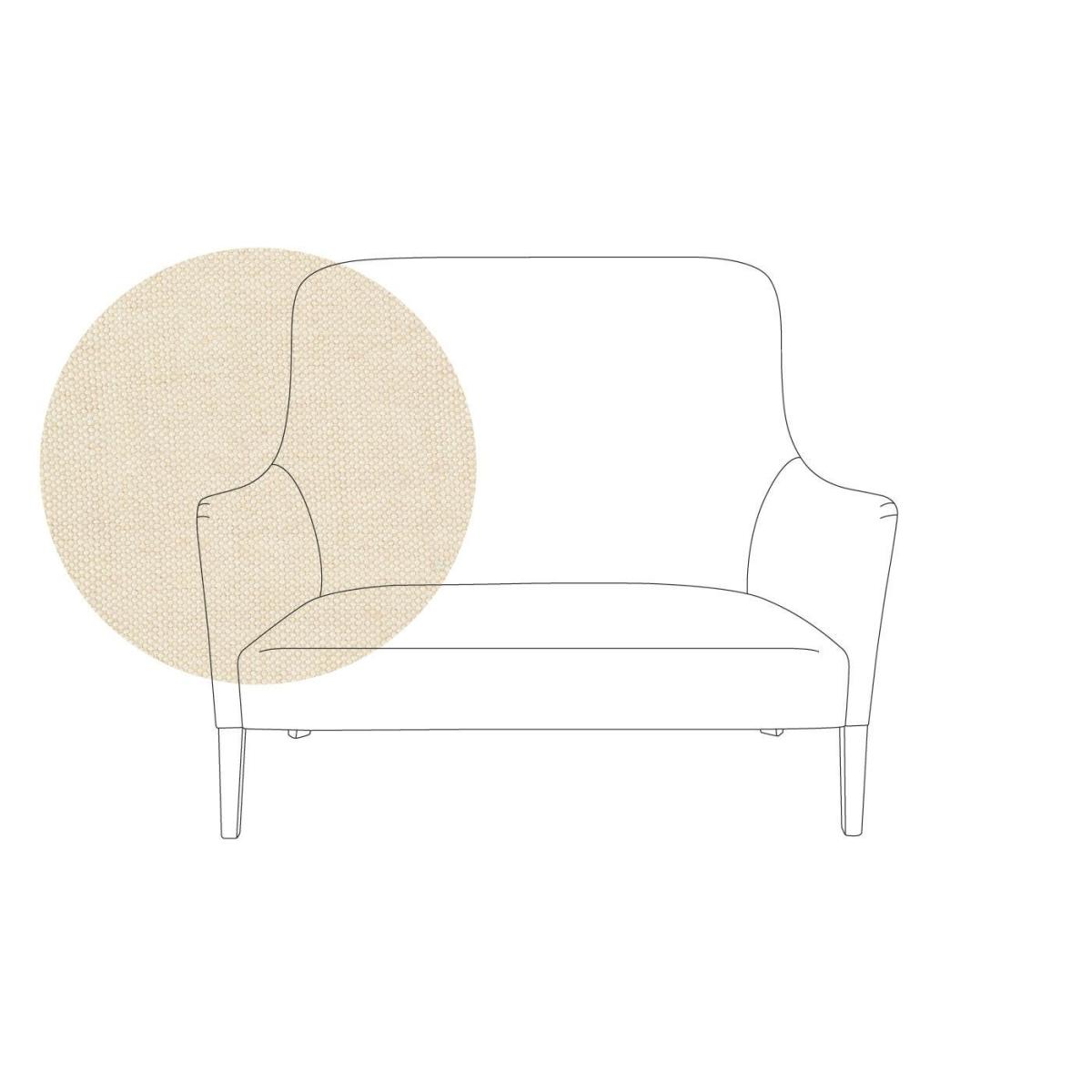 Heal's Pendel 2 Seater Sofa Capelo LinenCotton Sea Shanty Oak Feet - Heal's UK Furniture – image 2