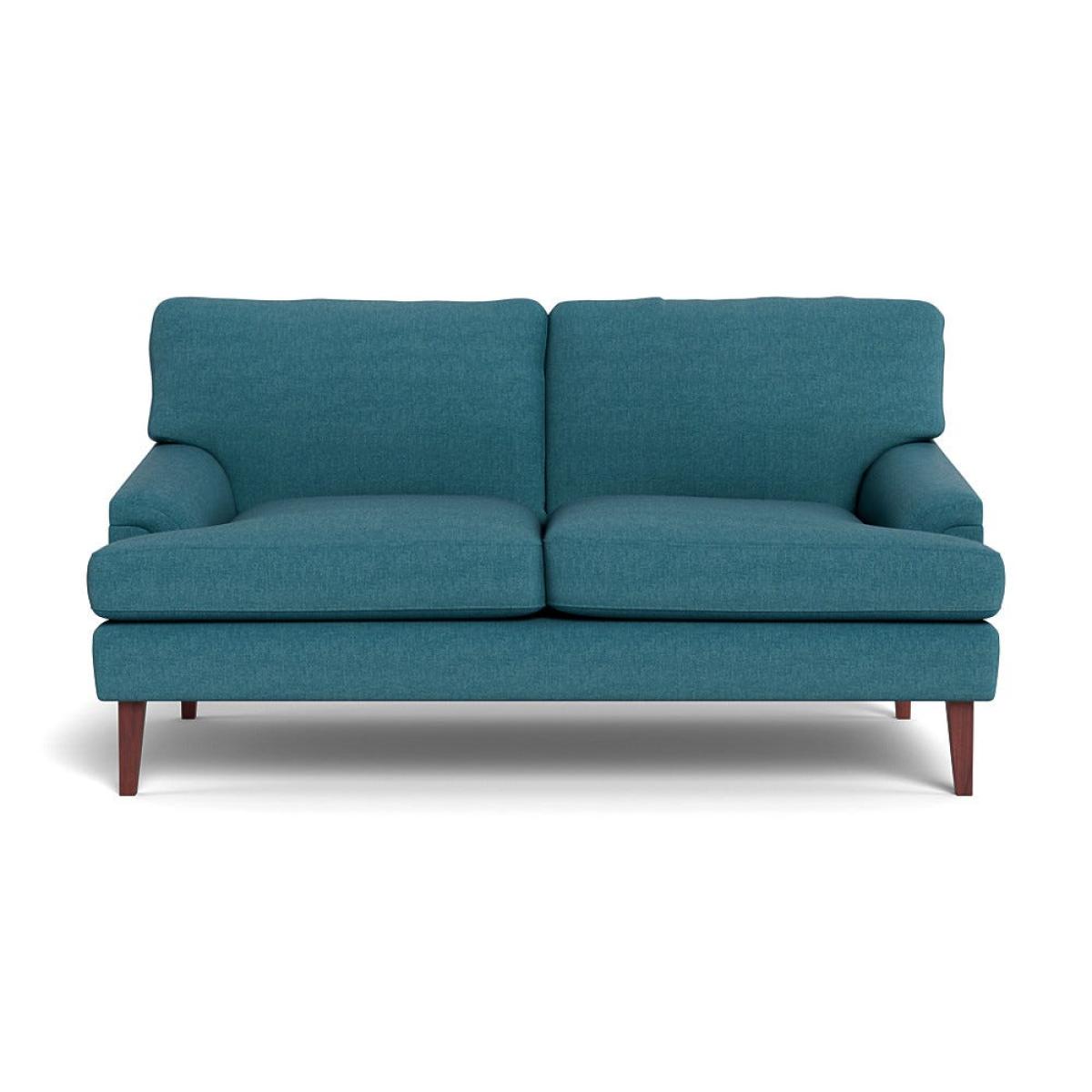 Heal's Stanton 2 Seater Sofa Brushed Cotton Cadet Walnut Stained Feet – image 2