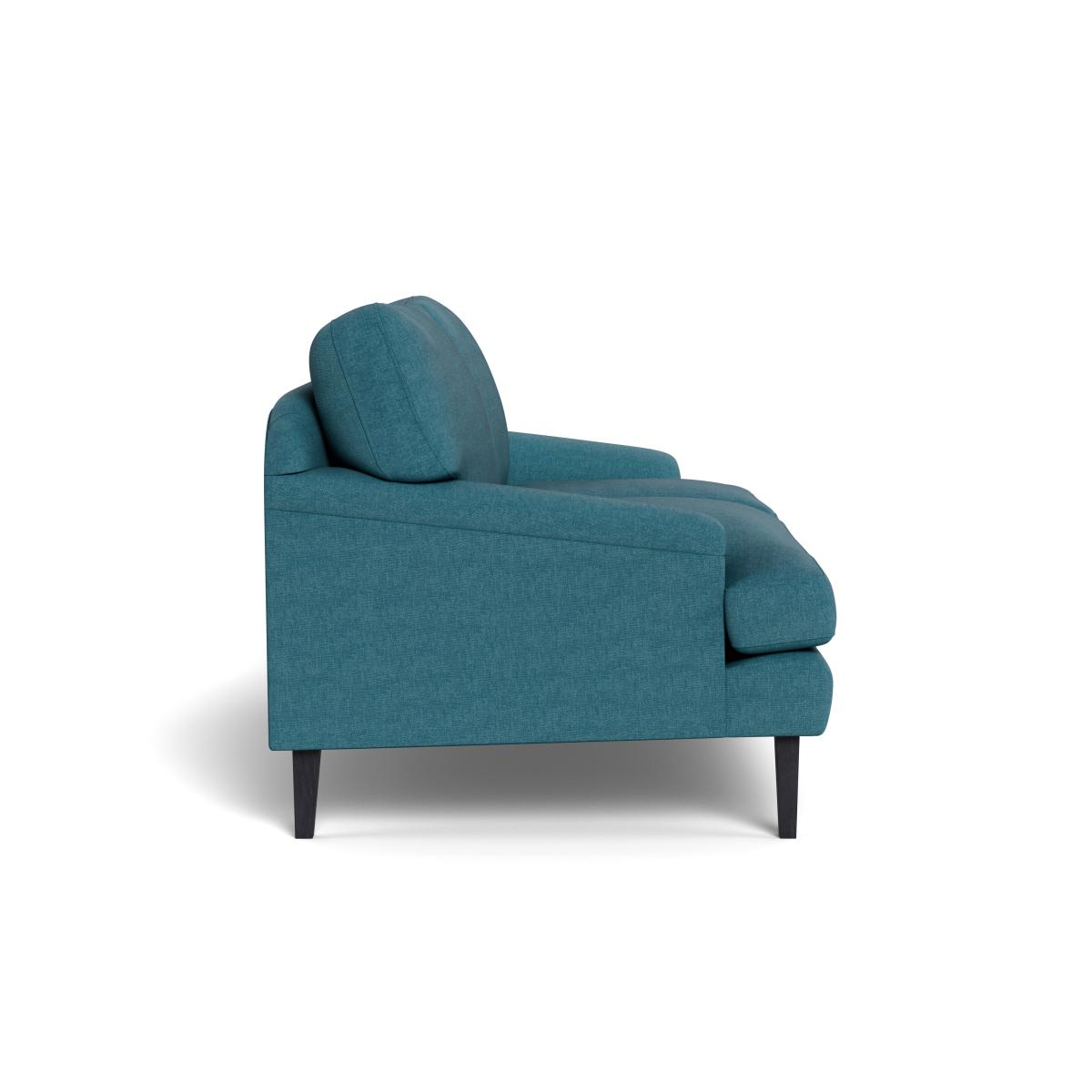 Heal's Stanton 2 Seater Sofa Brushed Cotton Cadet Walnut Stained Feet – image 4