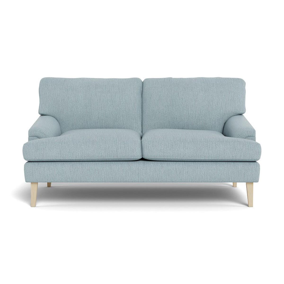 Heal's Stanton 2 Seater Sofa Smart Linen Mix Duck Egg Natural Feet – image 2