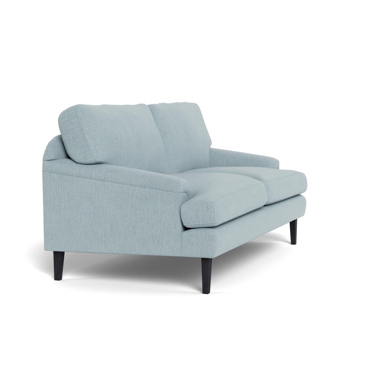 Heal's Stanton 2 Seater Sofa Smart Linen Mix Duck Egg Natural Feet – image 3