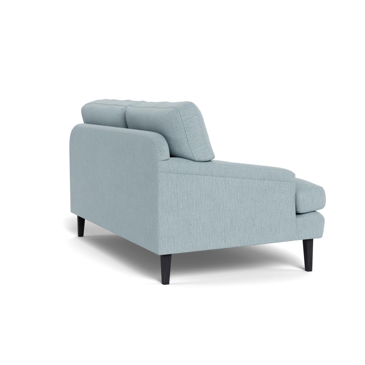 Heal's Stanton 2 Seater Sofa Smart Linen Mix Duck Egg Natural Feet – image 5