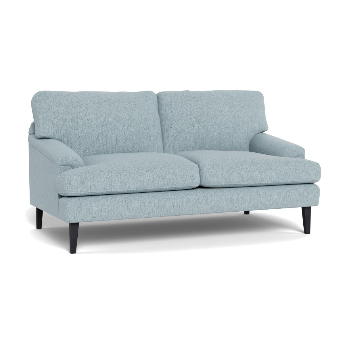Heal's Stanton 2 Seater Sofa Smart Linen Mix Duck Egg Natural Feet – image 1