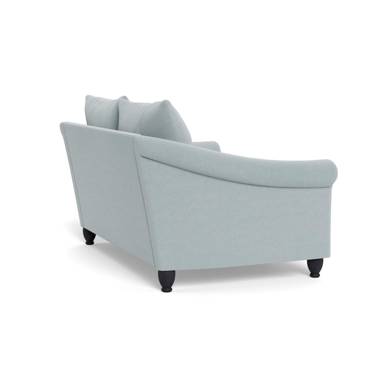 Heal's Devon 2 Seater Brushed Cotton Mist Natural Ash Feet - Heal's UK Furniture – image 4